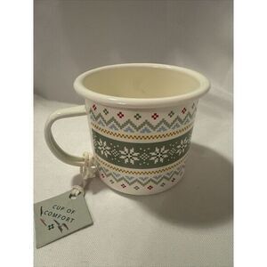 Brend New Fair Isle Mug 12 oz from The‎ spoonful of Comfort Company .Enamel